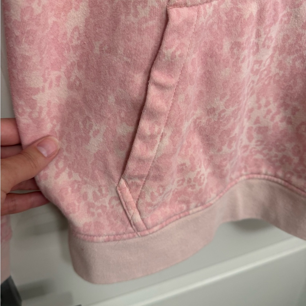 Vans Women's Pink Leopard Print Hoodie in size S - Picture 5 of 9